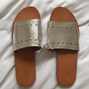 Metallic Urban Outfitters Sandals